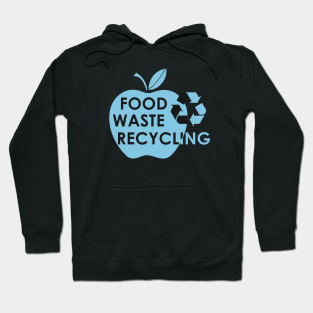 Recycling Hoodie - food waste recycling by Omitay Designs